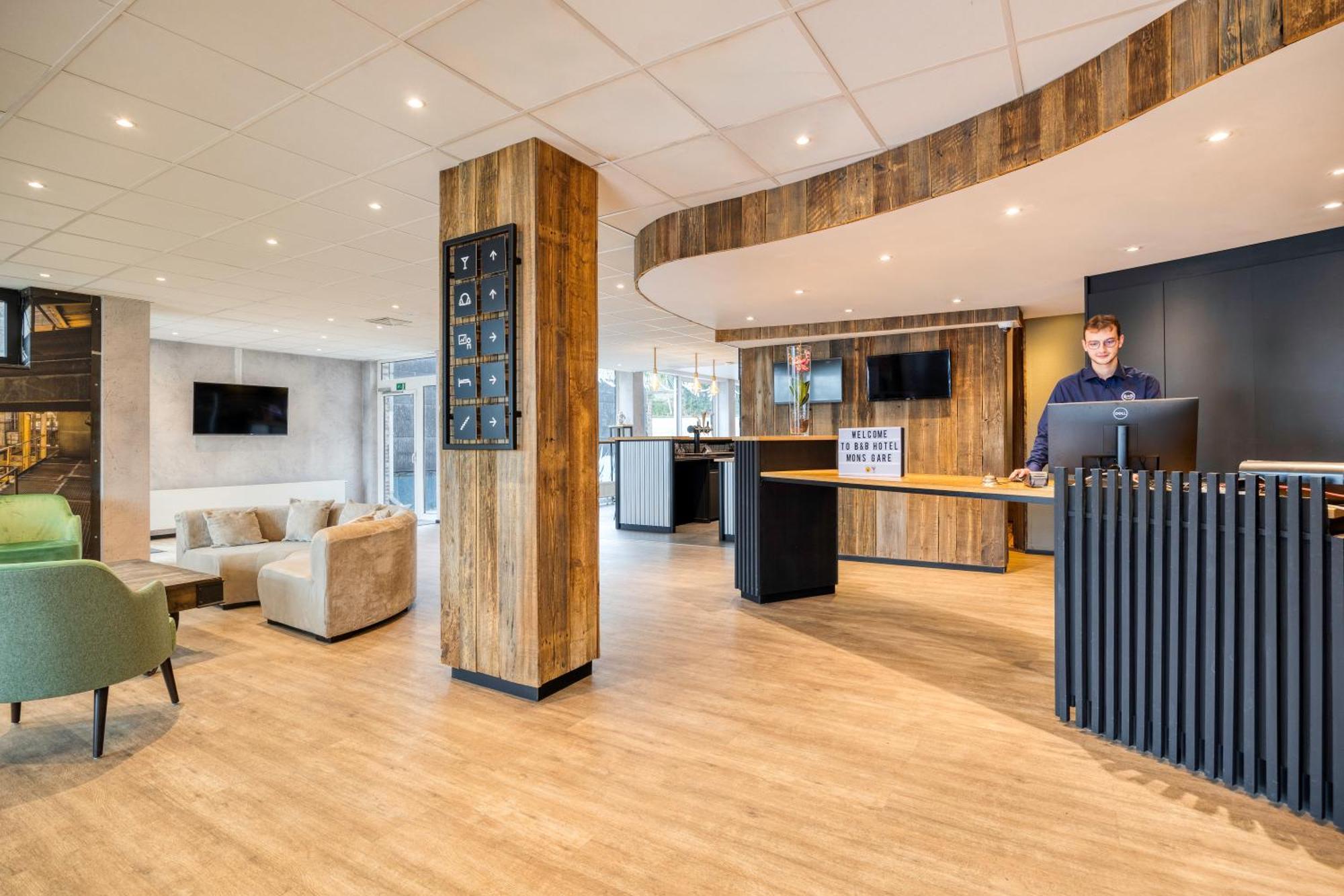 B&B Hotel Mons Gare Екстер'єр фото